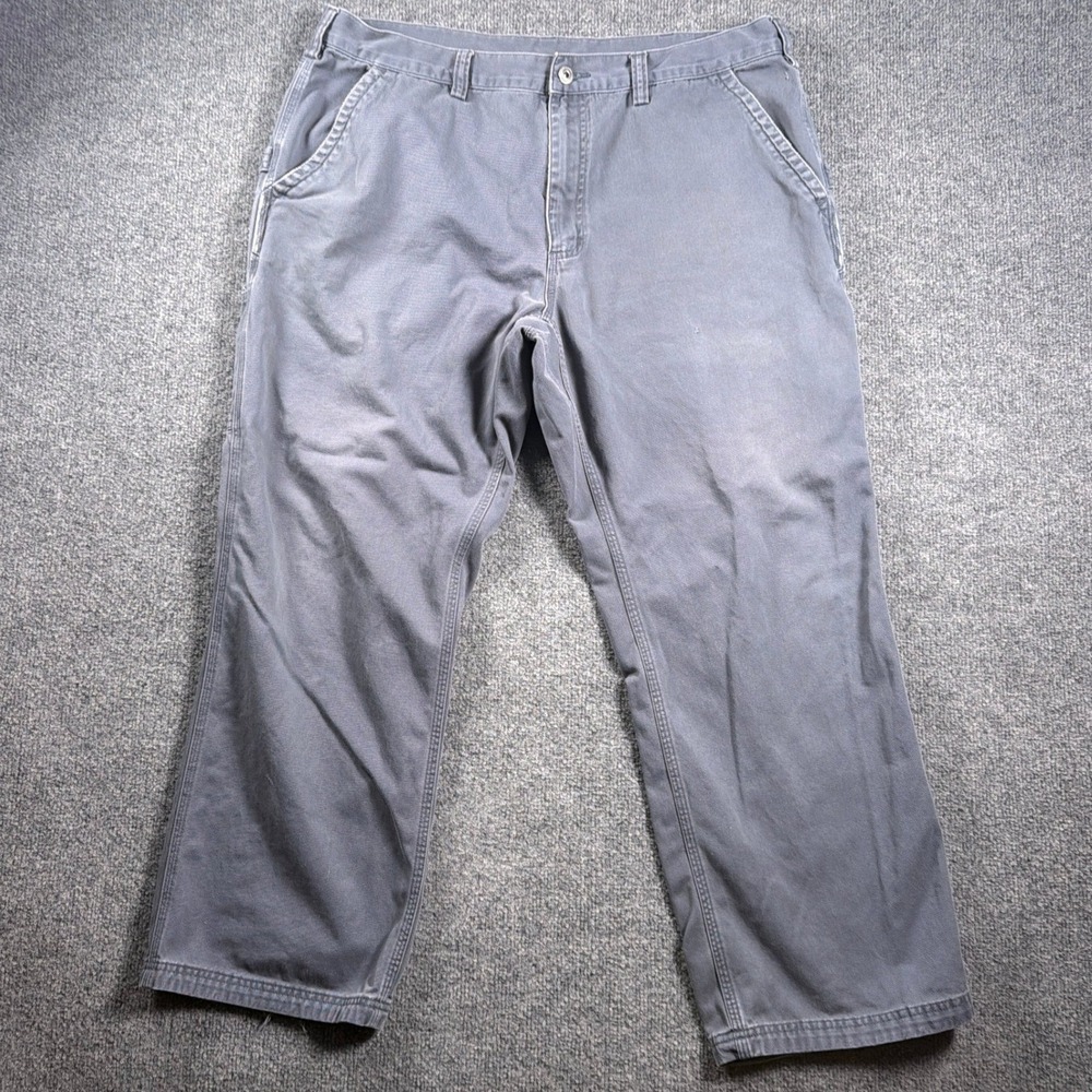 Duluth Trading Co Carpenter Pants Everyday Twill Mens 40x30 Gray Workwear
